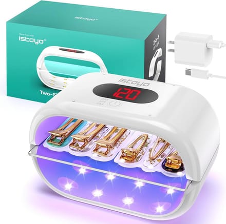 SnelShoppen - Double Sided UV Resin Light met Digitale Display - UV Lamp voor Hars Uitharden, 2m, 3m, 5m Instellingen, Split Gebruikbaar, Ideaal voor