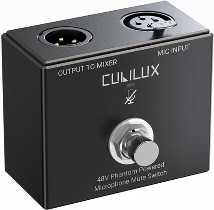 XLR Microfoon Voetschakelaar voor Mute Functie