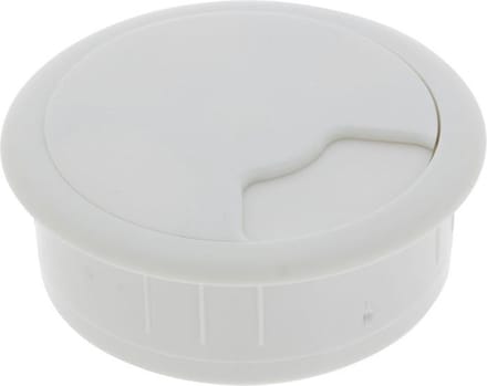 Starx -kabeldoorvoerdop / snoerdoorlater - 60 mm -4 standen - Creme wit