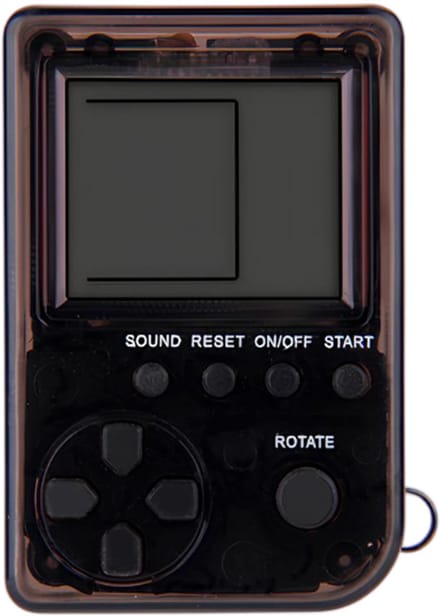TechKidz, Mini videospel 26in1 met ketting, Zwart