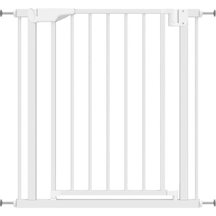 4goodz Hondenhekje Klemmontage 76–82 cm breed - zonder boren - Wit