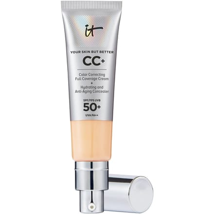 IT Cosmetics Your Skin But Better CC+ Cream SPF50 Foundation - Anti-Aging & Hydraterend - Natuurlijke finish - Light Medium - 32ml