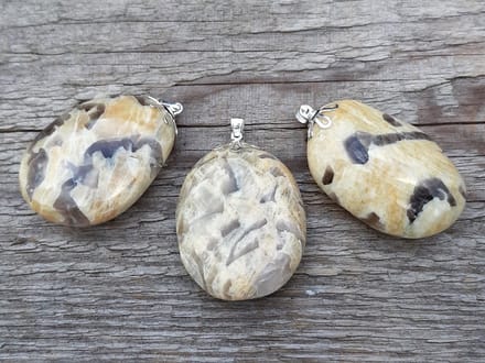 Edelsteen Schrift Graniet amulet hanger