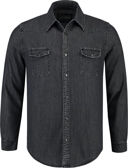 L&S Denim Shirt LS for him