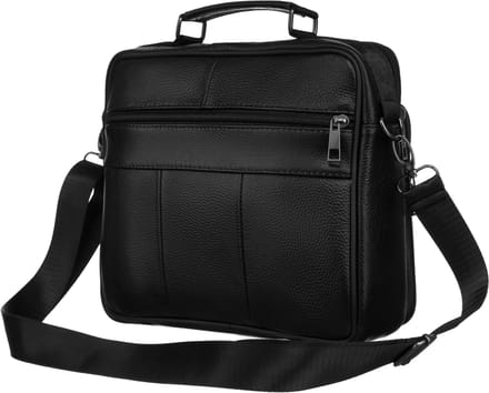 Heren leren tas R-13206-L-3891 Zwart
