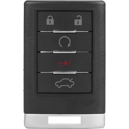 OUC6000066 Auto 5-knops Afstandsbediening Sleutel 315MHz Keyless Entry Fob voor Cadillac CTS 2008 2013 gray