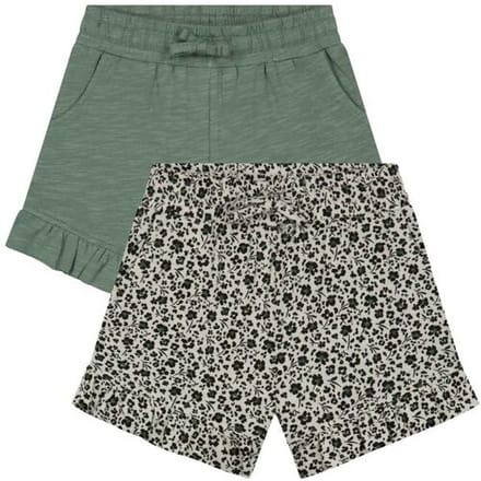 Prénatal peuter shorts 2 stuks Light Forest Green 86 dames