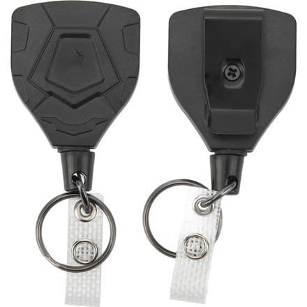 2PCS Boucle de Clé Corde Haute Élasticité Acier Inoxydable Résistant à l'Usure Porte-Clés Rétractable à Tirage pour black