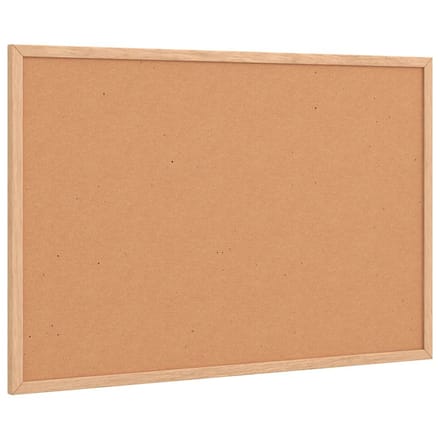 vidaXL - Kurkbord - met - massief - grenenhouten - frame - 60x40 - cm