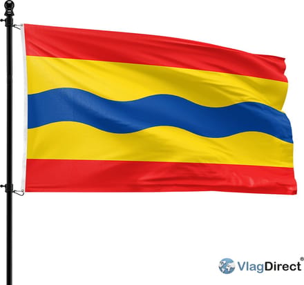 VlagDirect - Overijsselse vlag - Overijssel vlag - 90 x 150 cm