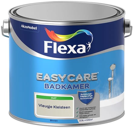Flexa - Easycare Badkamer - Vleugje Kleisteen - Mengverf - 2,5 L