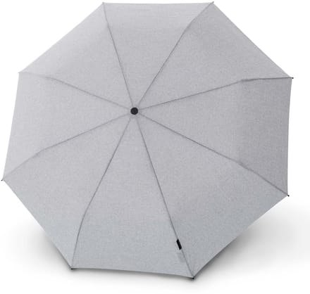Knirps paraplu C.241 Chrome Matt Duomatic Melange Grey Lichtgrijs