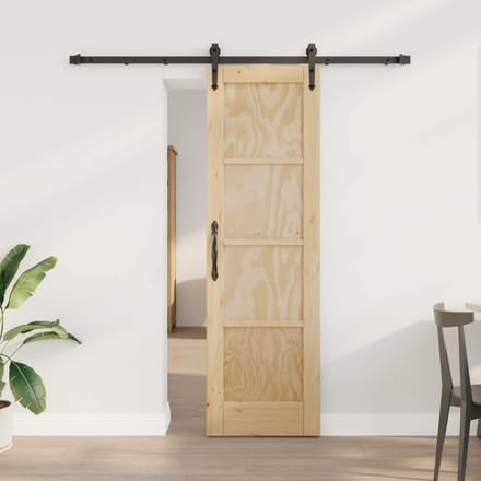 vidaXL - Schuifdeur - ORKDAL - 61 - x - 198,5 - cm - Massief - grenenhout