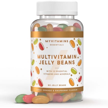 Multivitamin Gummies - 90gummies - Apple, Orange & Raspberry (Jelly Beans)