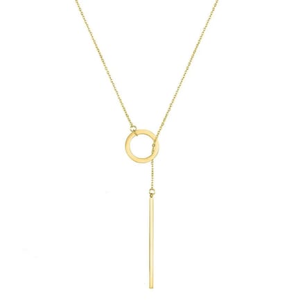 Sorprese Ketting - Infinity Class - Goudkleurig - Ketting Dames - 45 cm - Cadeau - Model W