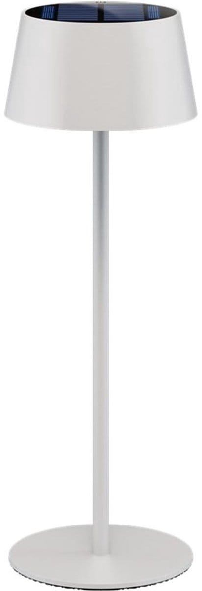 LED Solar Tafellamp 2W 3000K touch wit van Goobay