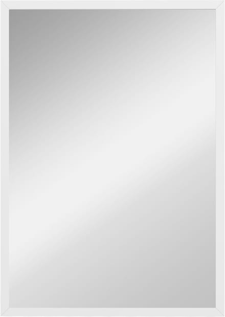 HOMCOM Wandspiegel van glas, 50x2x70cm, wit