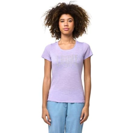 T-shirt Korte Mouw Leone 1947 Woman Short Sleeves Bright