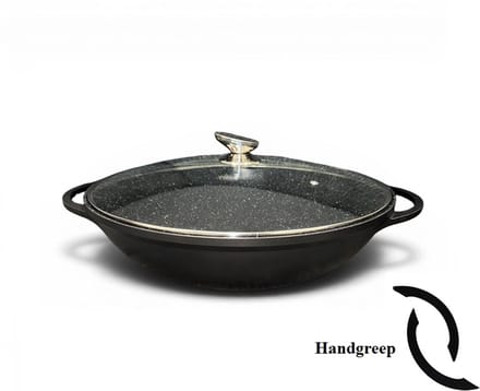 Graniet Wokpan (40 cm) PFAS Vrij - Geschikt voor alle warmtebronnen