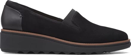 Clarks Sharo Dolly Dames Instappers - Black - Maat 41
