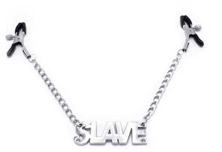 Kiotos - Tepelklemmen Met Ketting En tekst SLAVE
