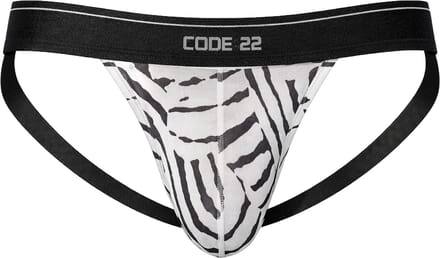 CODE 22 Jockstrap Savanna - MAAT M - Heren Ondergoed - Jockstrap voor Man - Mannen Jock