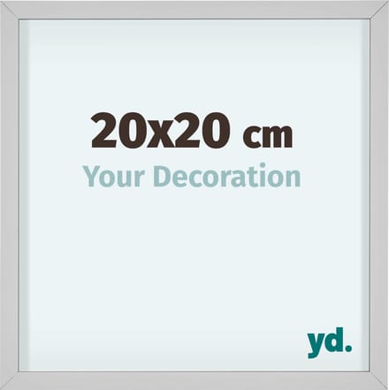 Your Decoration - Fotolijst 20x20 cm - Aluminium - Wit - Virginia
