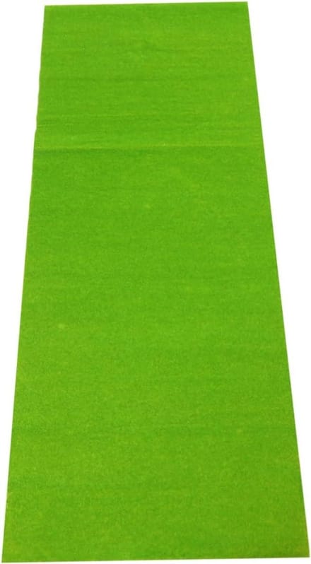 Kunstgras Mat - Decoratie Gras - Modelbouw Projecten - Levensechte Textuur - 100 x 35 cm - Lichtgroen