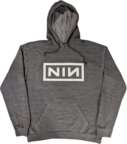 Nine Inch Nails - Classic Logo Hoodie/trui - M - Grijs