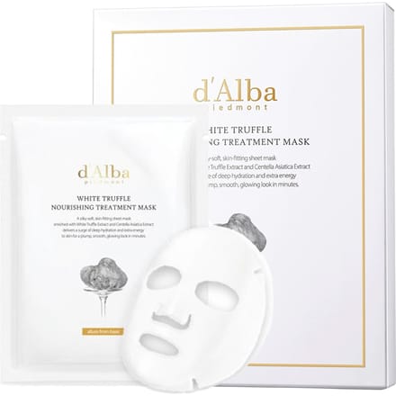 d’Alba Masque Traitant Nourrissant à la Truffe Blanche Éclat Intensif & Soin Raffermissant 25ml x 5pcs
