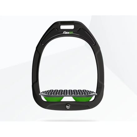 Endurance stijgbeugels Groen/grijs/groen Flex-On Green Composite