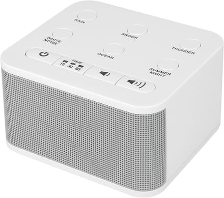 Witte Ruis Machine voor Baby's met 6 Slaapgeluiden voor Rust en Slaap