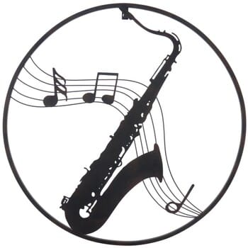 Beeldjes Signes Grimalt Saxofoon Wandornament
