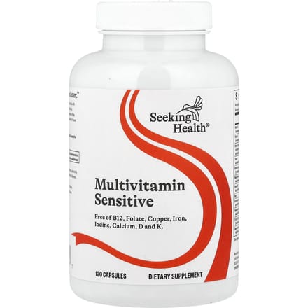 Seeking Health, Multivitamines Sensibles, 120 Gélules