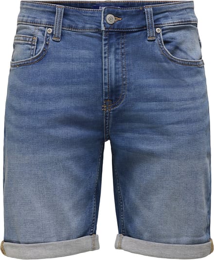 ONLY & SONS Denim shorts ONSPLY Mid waist Regular fit Shorts