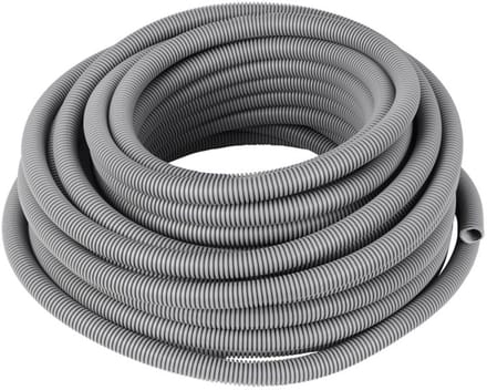 Akon Flexibele Installatiebuis - Diameter Ø3/4 Inch - Lengte 20 Meter - Materiaal Kunststof - Kleur Grijs - Geleverd Op Rol - Geschikt Voor Elektra-Installaties In Huis En Bedrijf