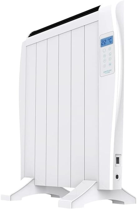 Elektrische Radiator - Warmte Element - Snelle Verwarming - Energiebesparend Ontwerp - 6 Elementen - Wit