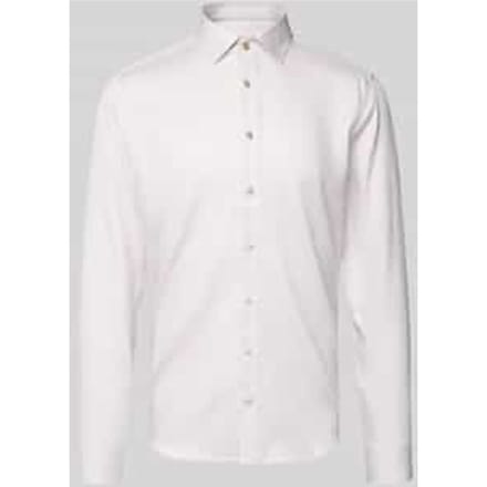 Strijkvrij overhemd beige Seidensticker Slim Fit katoen