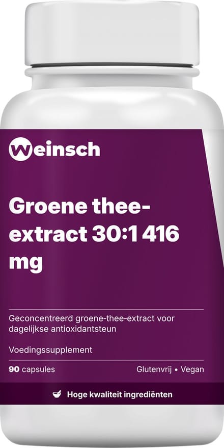 Weinsch Groene thee-extract 30:1 416 mg | 525mg | 90 capsules