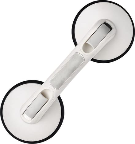 RIDDER Handgreep zuignappen Premium 12,5 cm 80 kg wit A0243301