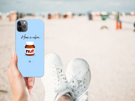 Apple iPhone 11 Pro Max Siliconen Case Nut Home