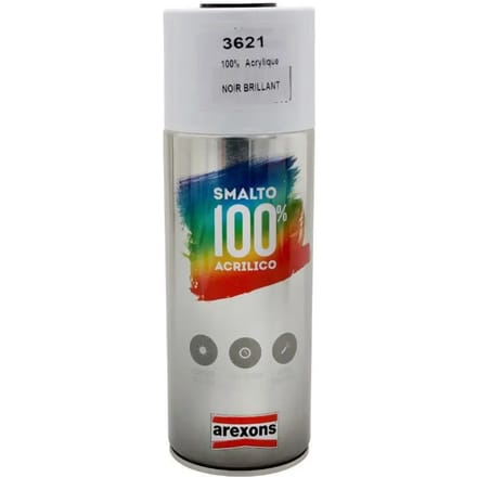 arexons autospuitlak glanzend zwart / 400 ml nieuw