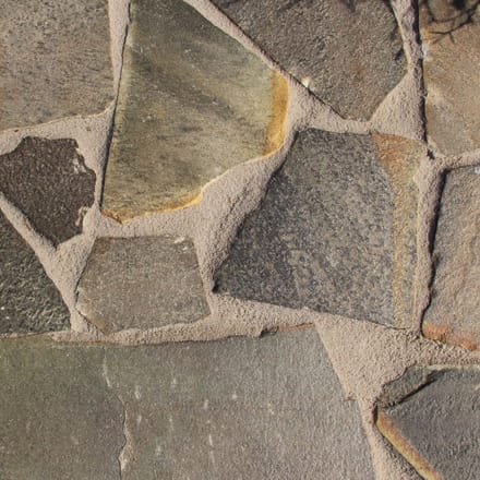 Kwartsiet Grey 3-5 cm dik cm tuintegel Grijs Per 1m2, prijs per 1m2...
