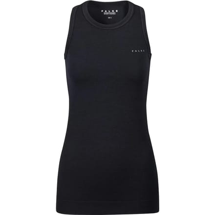 FALKE Wool-Tech Light warme en koude temperatur wol functioneel materiaal Top van onderlaag dames zwart - maat S