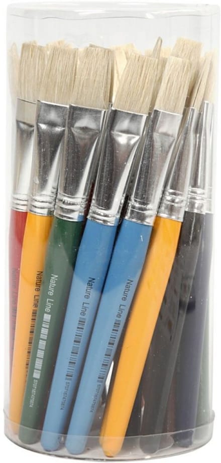Creativ Company Flat small Borstels 30pcs.