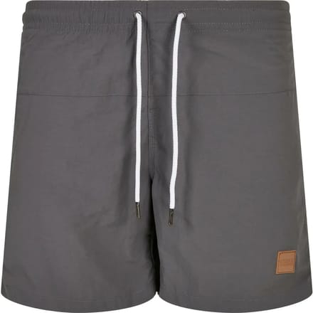 Urban Classics - Block Zwemshorts - XL - Grijs