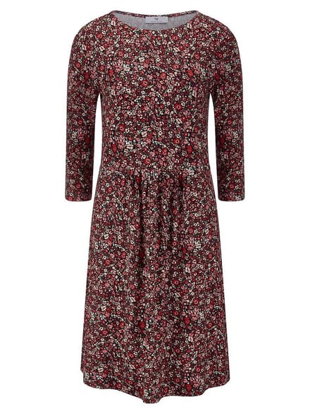 Jersey jurk Van Peter Hahn rood