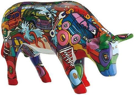 Cow Parade Brenners Mooters (medium ceramic)