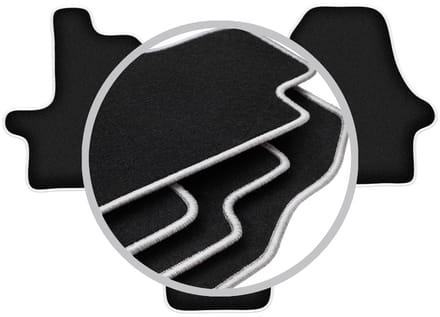 CARLUX-SILVER automatten voor: Citroen Jumper III bestelbus (2014 - )
