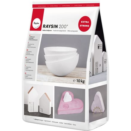 Gietpoeder "Raysin 200", wit - 10 kg